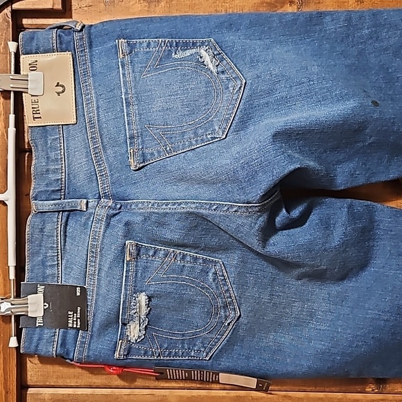 True Religion Halle Stretch Distressed Skinny Jeans Size 25 - Picture 6 of 16